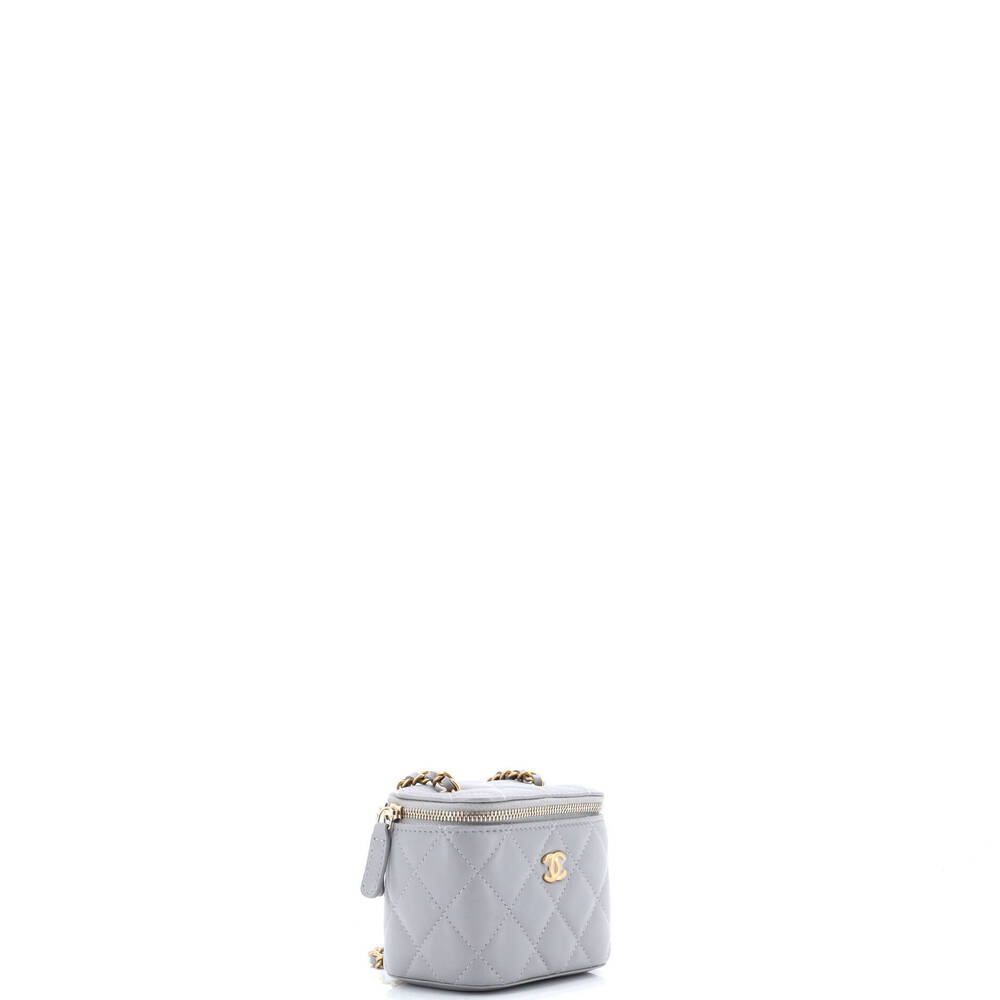 Chanel Mini Pearl Crush Vanity Case with Chain Quilted Lambskin - Picture 2 of 5